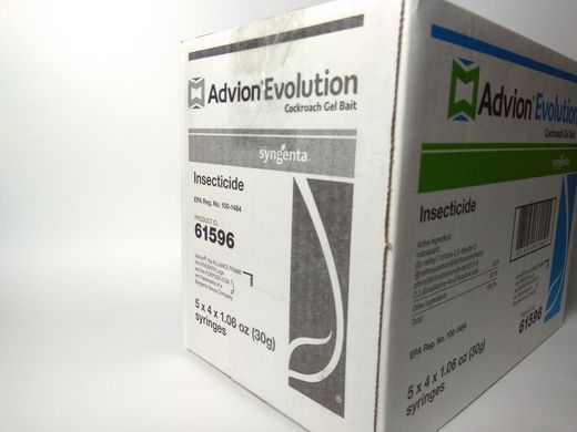 Средство от тараканов Advion Evolution Cockroach Gel (Syngenta, США), 20 шприцов по 30 грамм