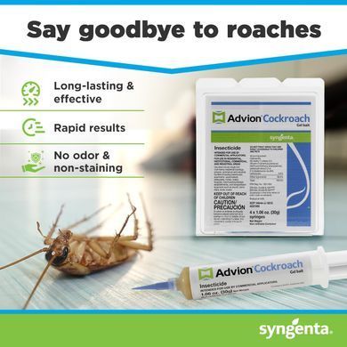 Гель от тараканов Advion Cockroach Gel (Syngenta, США), шприц-тюбик 30 грамм