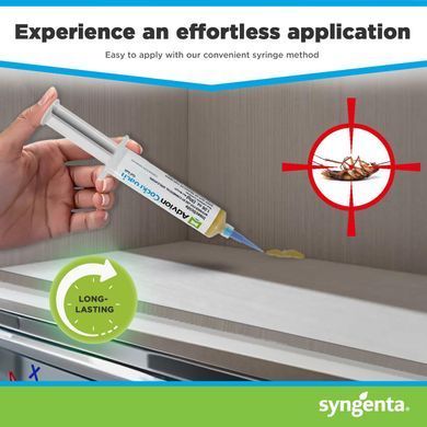 Гель от тараканов Advion Cockroach Gel (Syngenta, США), шприц-тюбик 30 грамм