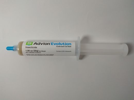 Средство от тараканов Advion Evolution Cockroach Gel (Syngenta, США), 1 шприц 30 грамм